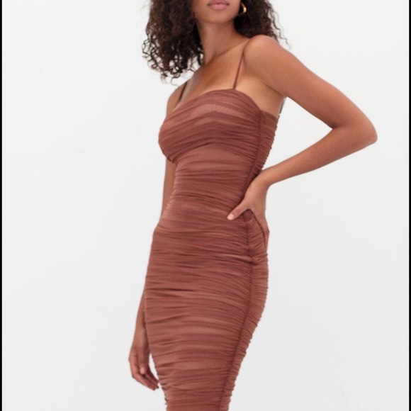 TEN BY BABATON Luxor Dress Mesh bandage dress - Picture 3 of 3